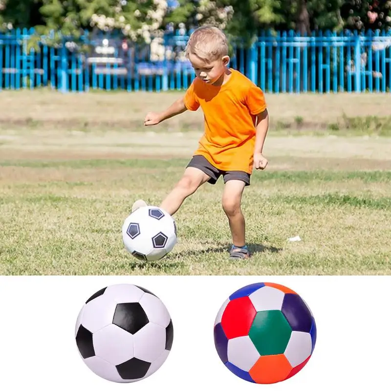 Silent Soccer Ball Kids Football Indoor Sports Mini Soft Stuffed Soccerball Kids Sports Balls Indoor Football For Birthday And