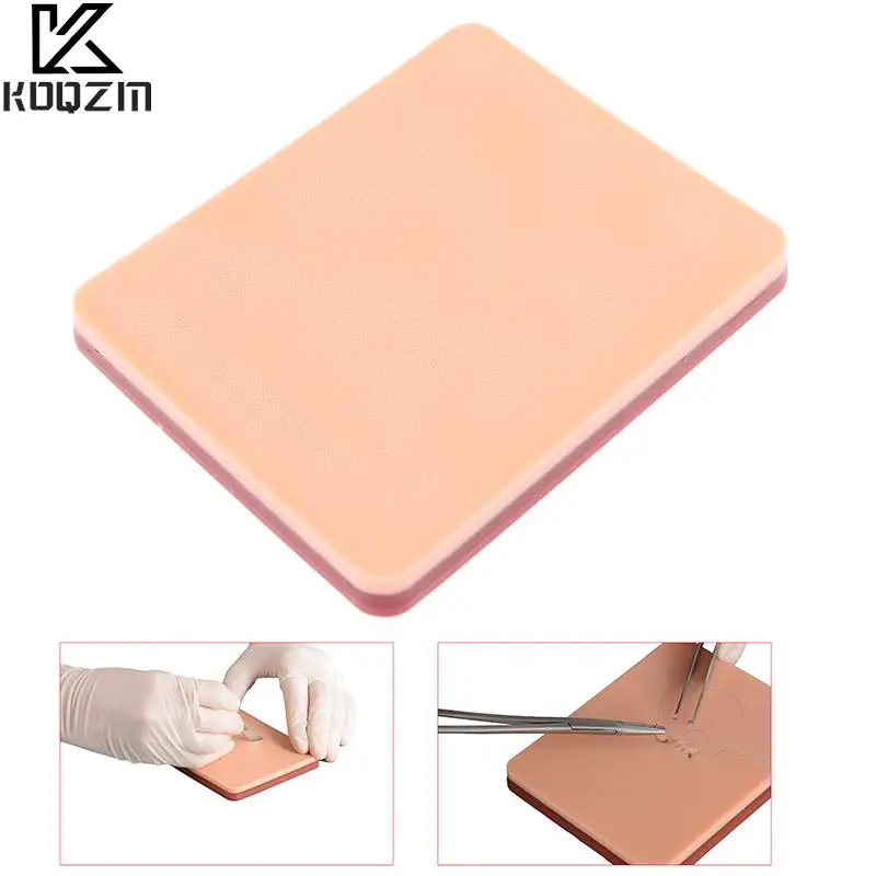 Silicone Simulation Skin Suture Training Model Surgical Suture Knotting Teaching Pad Gadgets Self Designed Wounds Reusable