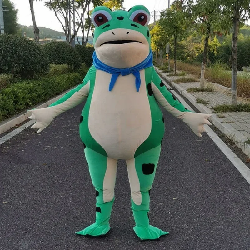 Simbok Hot Frog Inflatable Costume Suits Dress Anime Cosplay Christmas Carnival Halloween Party Costume for Adult Role Play