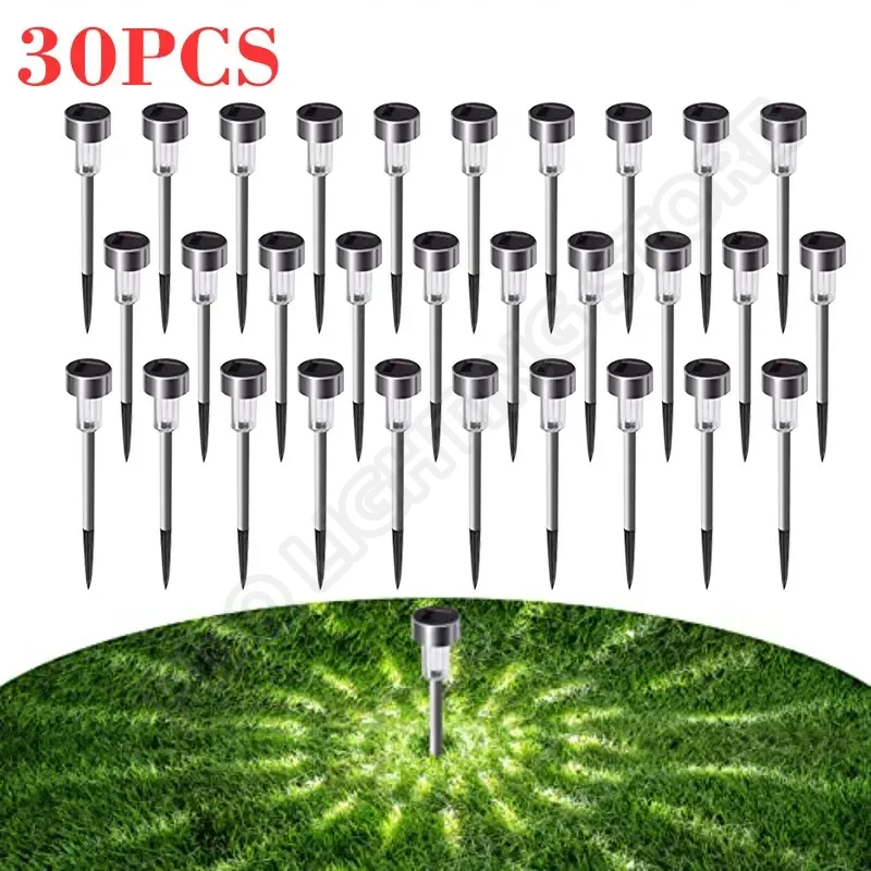 Solar Outdoor Lights Garden Lamp Solar Powered Waterproof Landscape Path Outdoor for Yard Backyard Lawn Patio Decorative