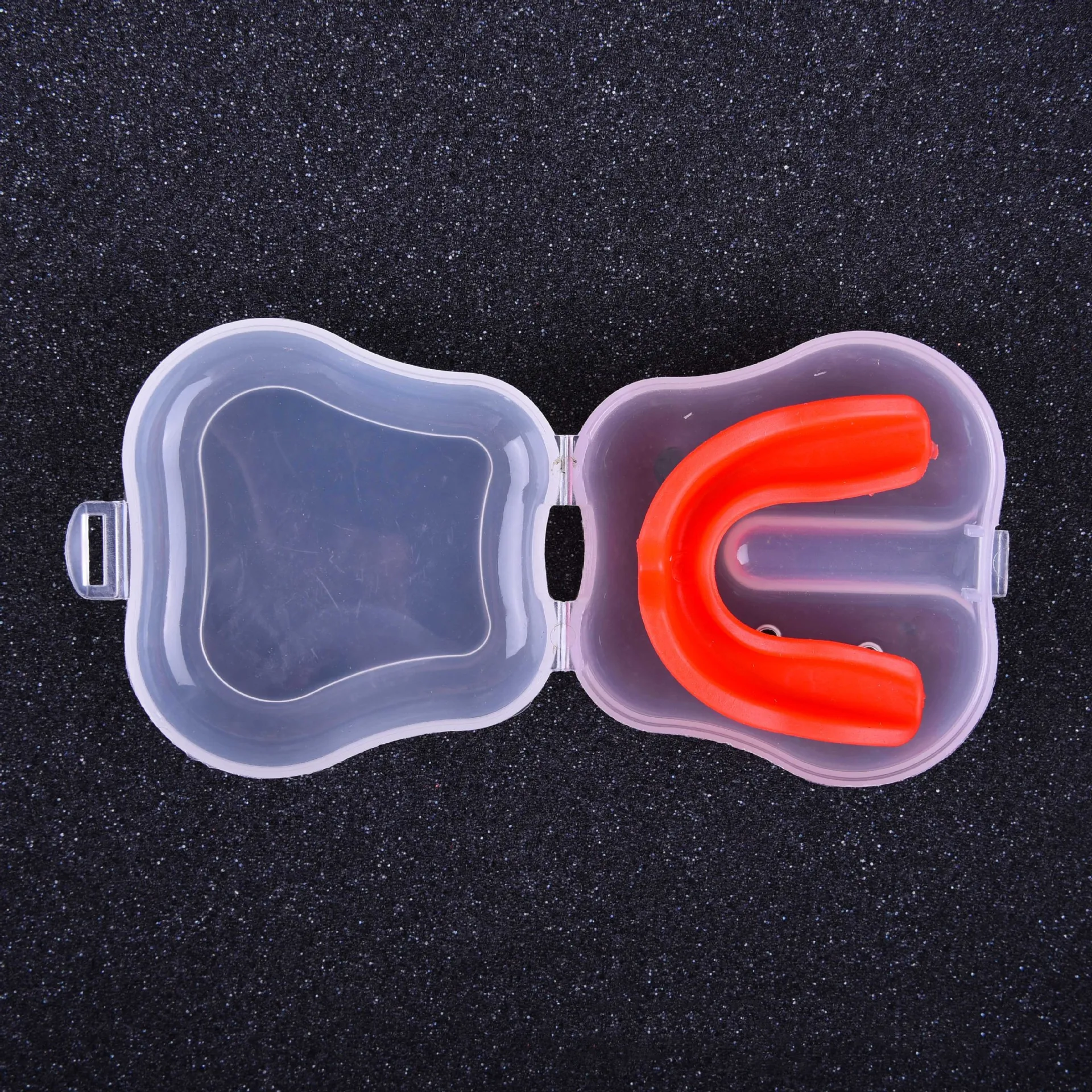 Sport Mouth Guard Teeth Protector Adults Silica  Gel Mouthguard Tooth Brace Protection Basketball Rugby Boxing With Plastic Case