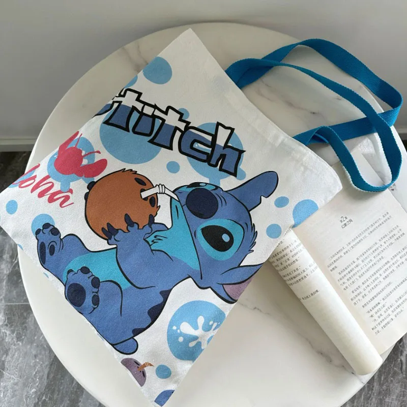 Stitch bag crossbody bag STITCH cartoon peripheral cute canvas bag shoulder bag Lilo and Baby same shopping bag