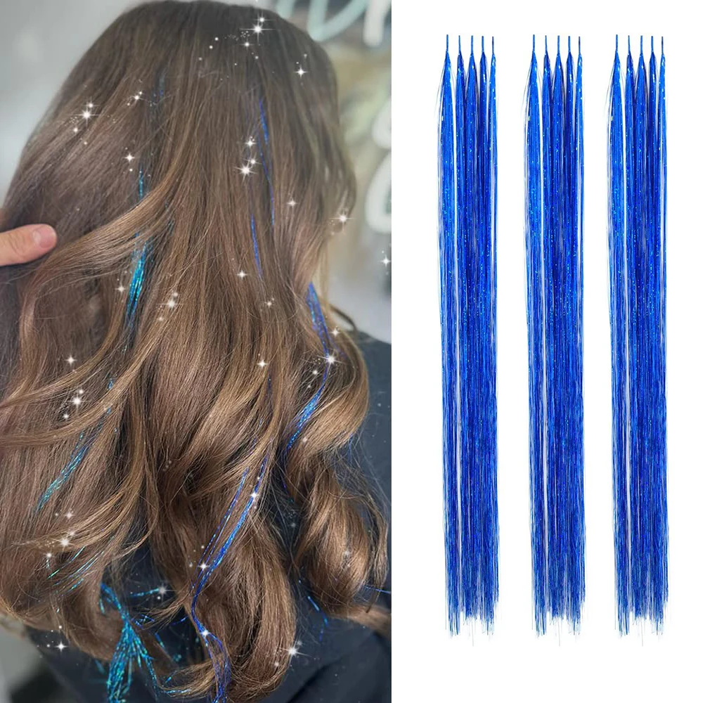 Synthetic Shiny Colorful I-Tip Stick Hair Extension 24