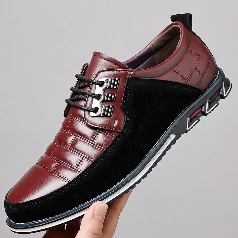 TAFN Cross border 5 color large casual leather shoes men’s shoes in stock casual fashion bags