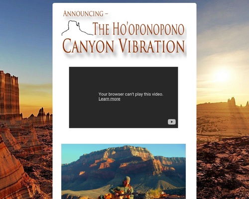 The Ho’oponopono Canyon Vibration