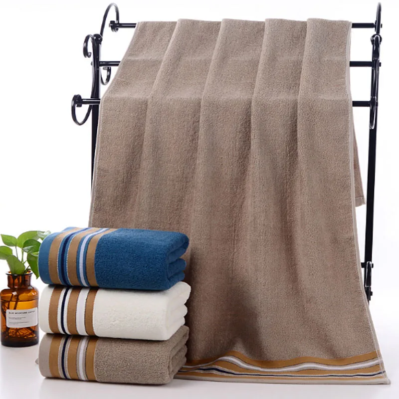 Thicken Cotton Bath Towel High Quality Soft Super Absorbent No Fading Multifunction Use Home Sports Travel Bathroom Large Towels