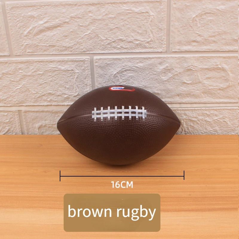 Toy Rugby Children and Teens PVC Inflatable Elastic Toy Ball Sports Sporting Goods Kindergarten Training Prizes FootballAmerican