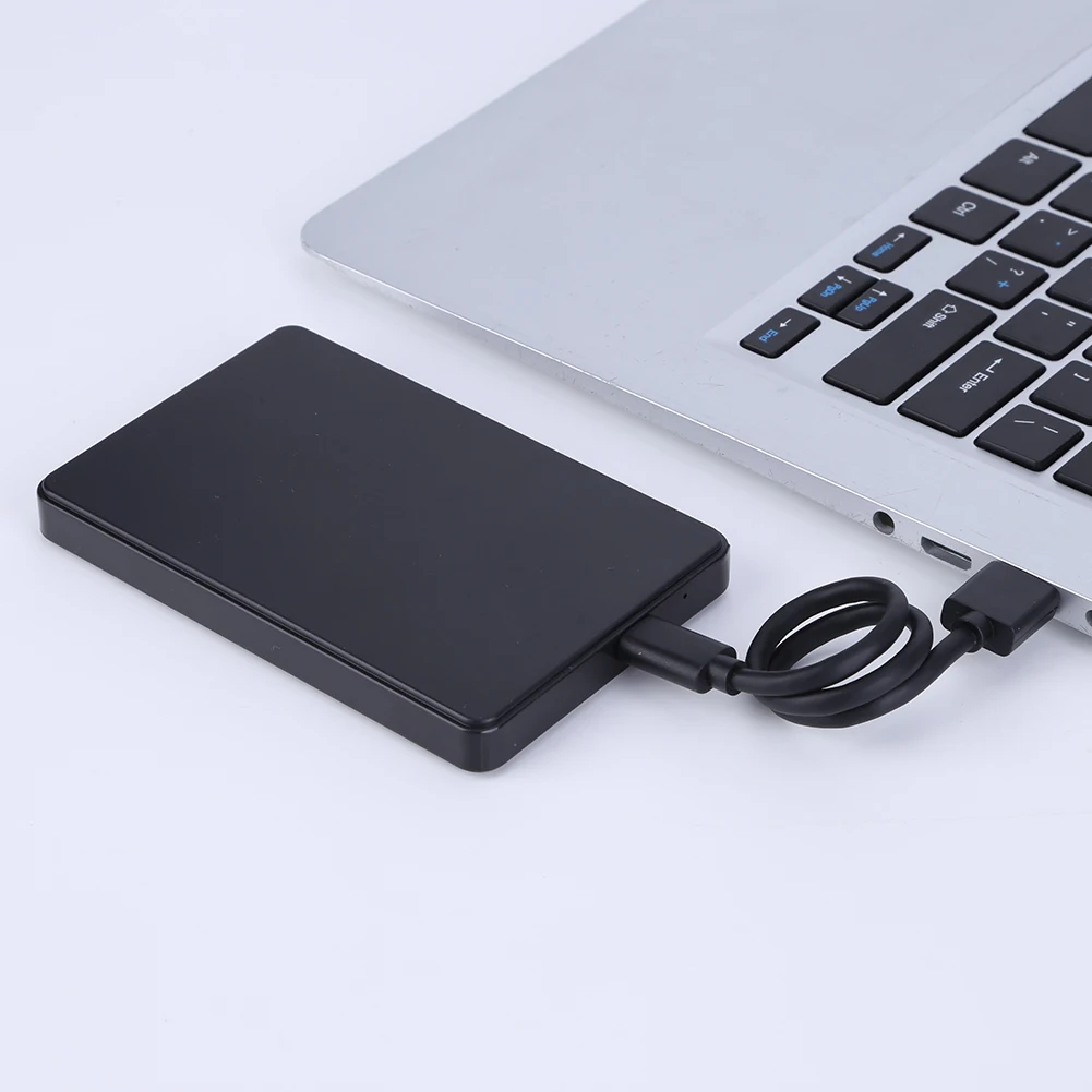 USB3.1 Mobile HDD Case with USB3.0 To Type-C Cable 2.5in Portable Harddisk Case Hot Swap Plug and Play for SATA 1/2/3 HDD Or SSD