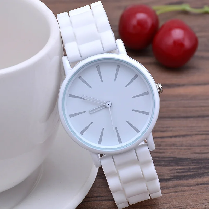 UTHAI CE76 Ultra-thin Silicone Watch Female Student Watch Jelly Quartz Ladies Watch