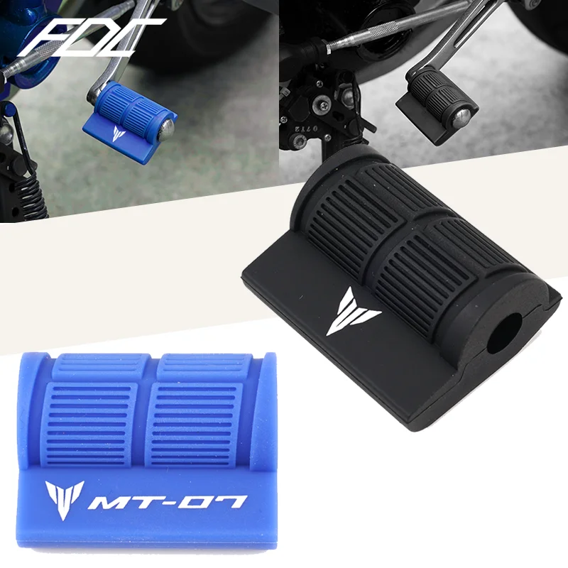 Universal For Yamaha MT07 MT03 MT09 MT10 MT 07 03 09 10 SP Motorcycle Gear Shift Pad rubber Protector Shifter Suit Accessories