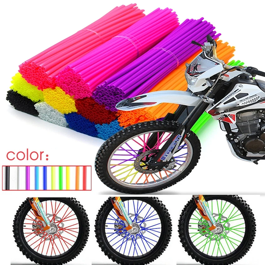 Universal Motocross Dirt Bike Off Road cover wheel rim spoke moto For Ktm Duke 200 Z400 Motorcycle Supplies 50Cc Rx 5500Xt Z650