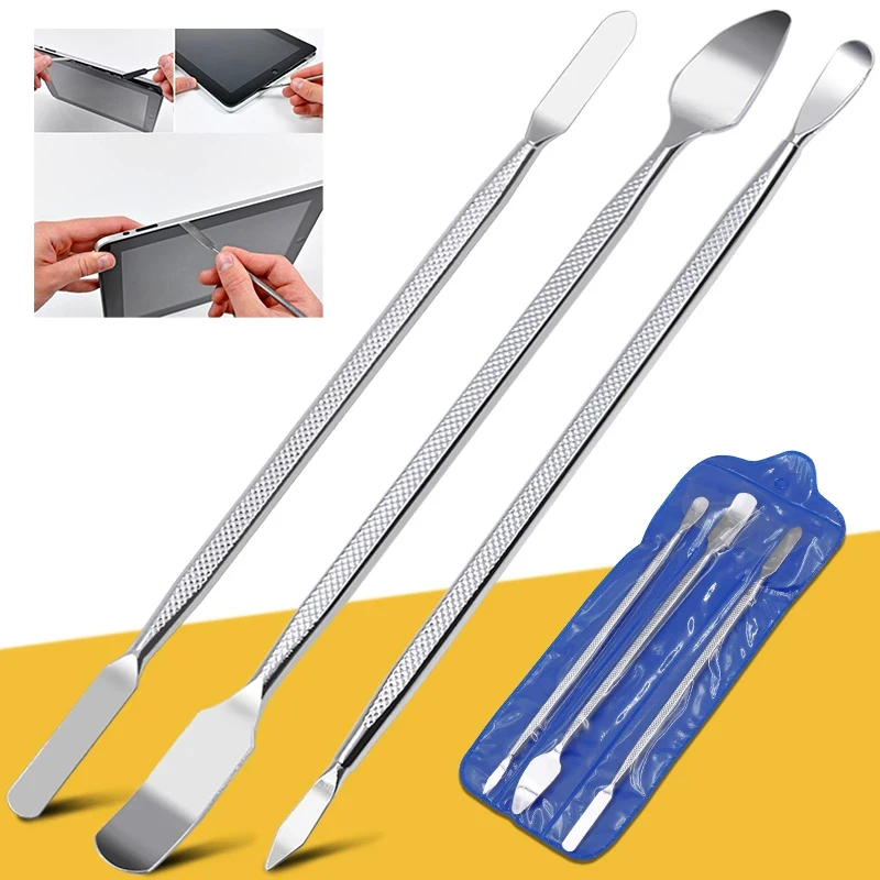 Universal Phone Repair Tools Kit Disassembly Blades Pry Opening Tool Metal Crowbar Disassemble Kit Phone Spatula Hand Tools Set