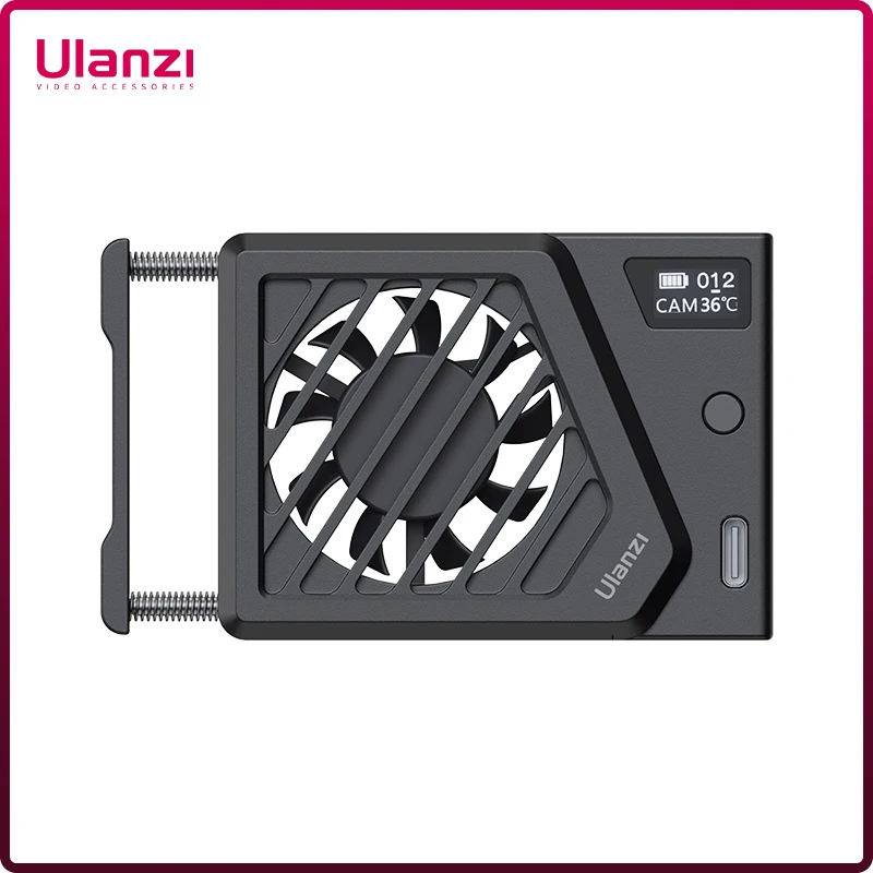 Updated Version Ulanzi CA25 Camera Cooling Fan Radiator 4K Recording Kit Heat Sink For Sony ZV-E1 R6 Mark II FUJIFILM XT4 Nikon