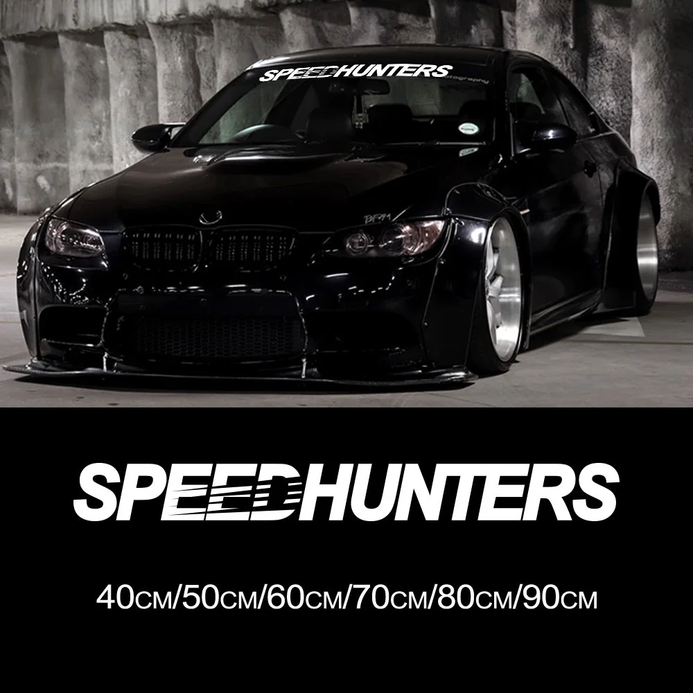 Various Sizes Speed Hunters Graphics Car Vinyl Stickers Waterproof Racing Body Truck Bumper Rear Window Decal Tuning Accessories