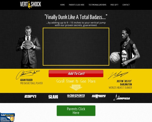 Vert Shock – Vertical Jump Training (Recently Updated + HIGH CR)