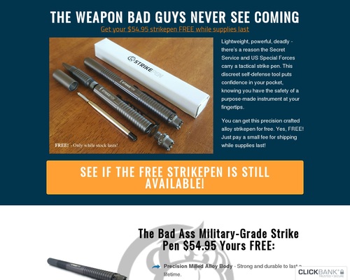 We are the #1 Tactical Pen in America!