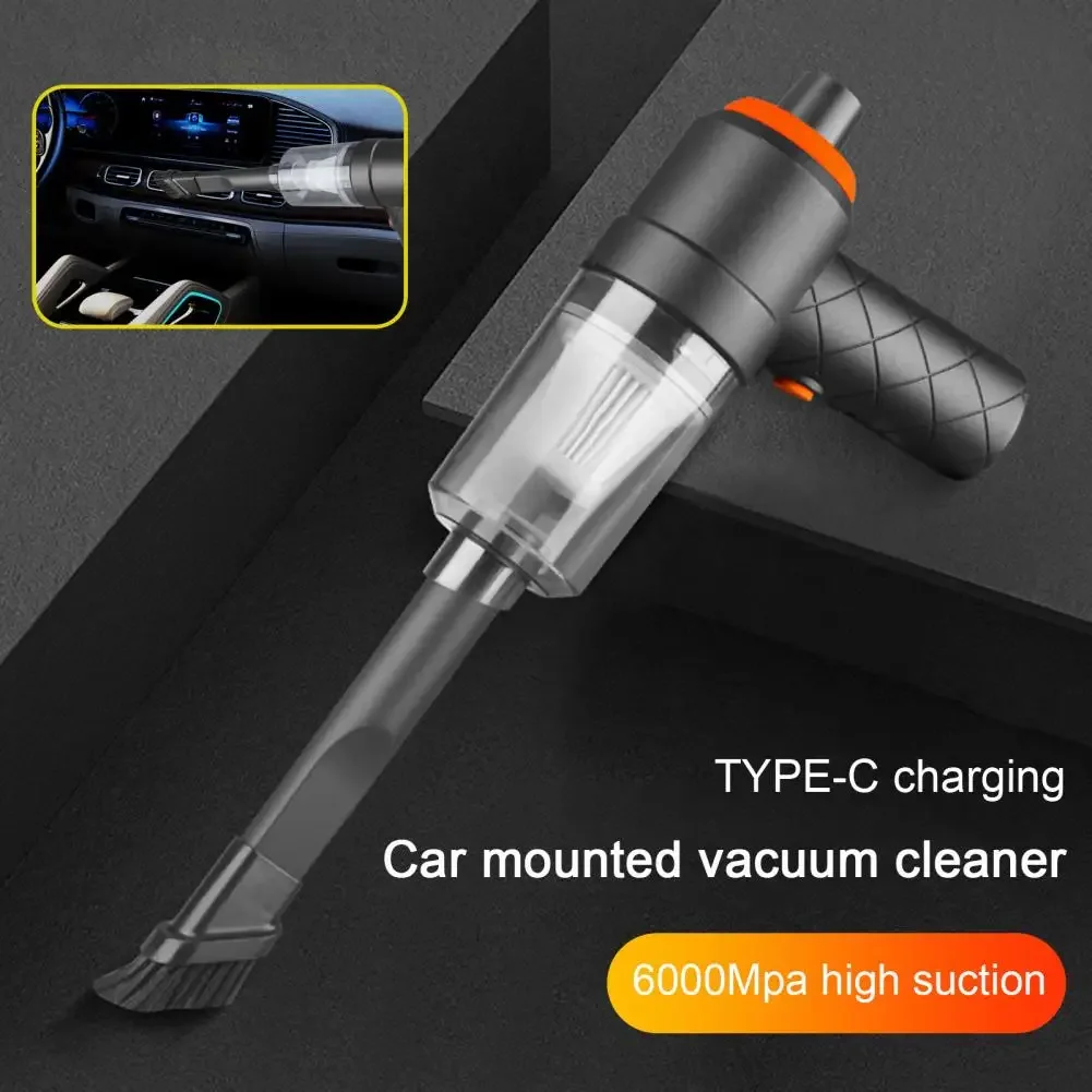 Wireless Car Vacuum Cleaner 6000Pa Cordless Handheld Auto Vacuum High-power Vacuum Cleaner For Home Office Car