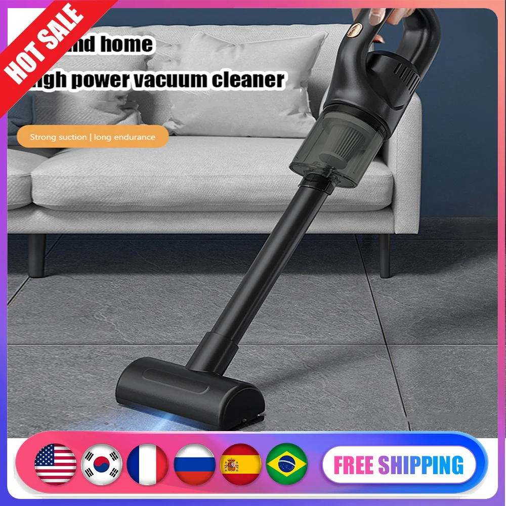 Wireless Handheld Vacuum Cleaner Portable Powerful Suction Wet And Dry Smart Cordless Interior With Detachable Box for Car Home