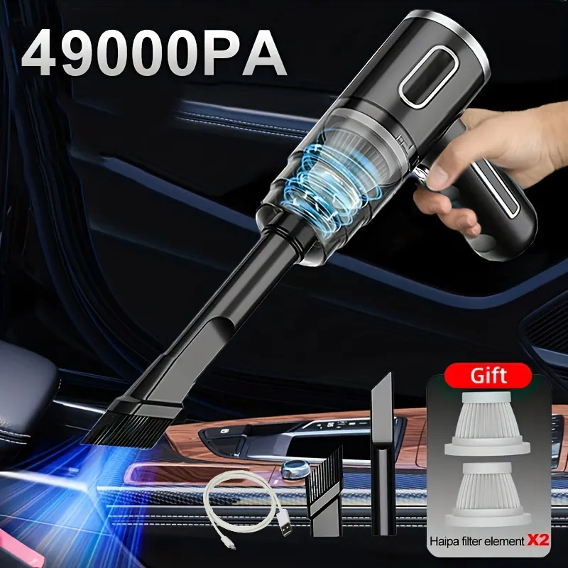 Wireless Portable Car Vacuum Cleaner Cleaner Cordless Handheld Auto Vacuum Car Dual Use Mini Vacuum Cleaner Household Appliance