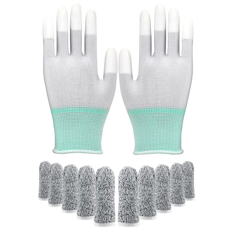 Wrap Gloves Window Film Tinting Vinyl Wrap Tools Finger Sleeves Hand Covering Protector Sticker Install Gloves Car Supplies