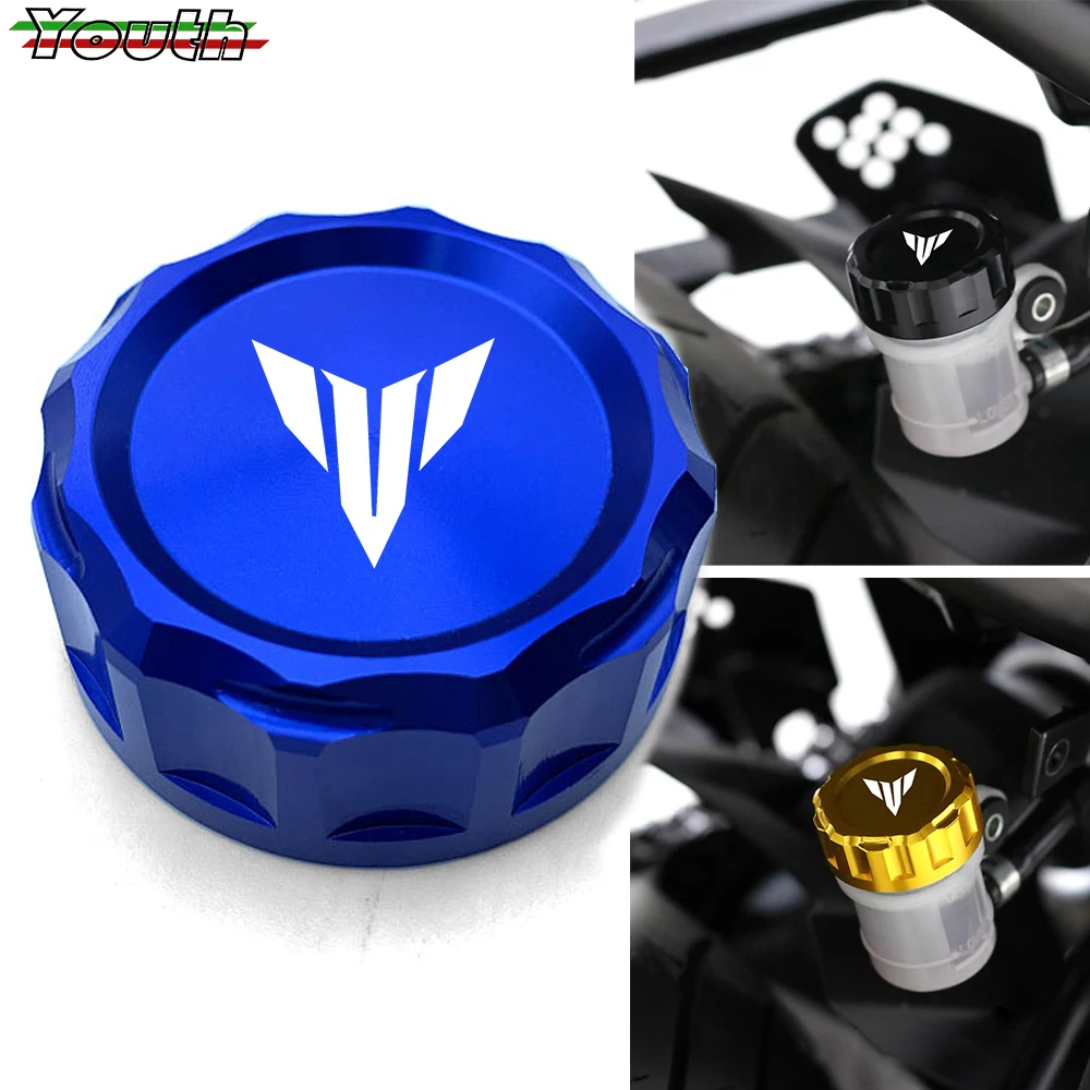 for Yamaha MT09 SP FZ09 MT07 FZ07 MT 07 MT03 MT25 MT125 MT 09 MT10 Motorcycle Rear Brake Fluid Reservoir Cap Oil Cup 2022 2023