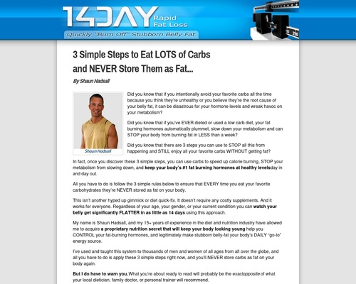 3 Simple Steps to Eat LOTS of Carbs and NEVER Store Them as Fat…