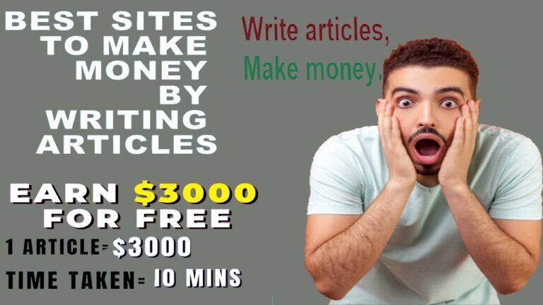 Article Marketing | How To Make Money Writing Articles