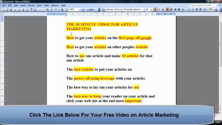 Article Marketing Traffic tips ..Tips Here Are The Best Articles Marketing Tips