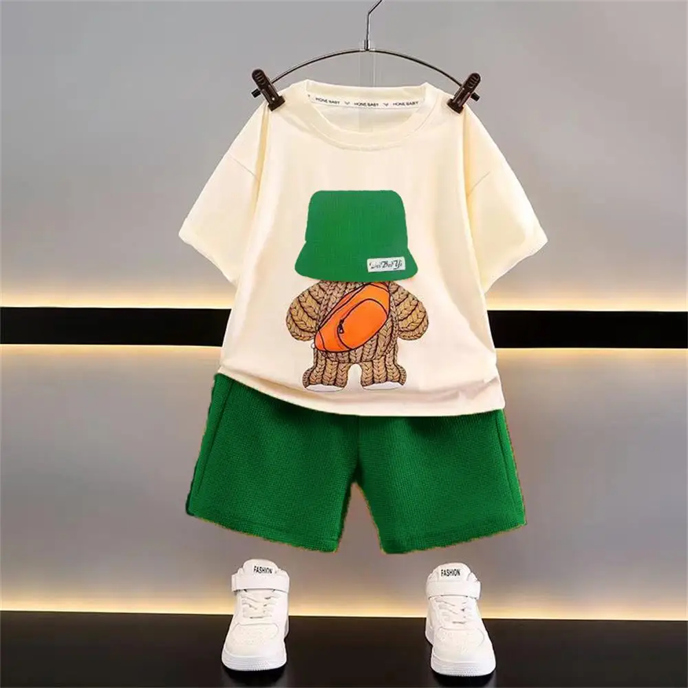 Baby Clothes Summer Children’s Casual Sets Loose Cooler Cute Fashion Suit Infants Top + Shorts Two Piece Set