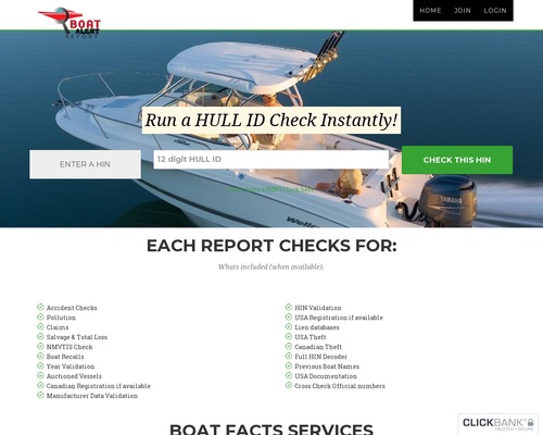 Boat VIN Lookup | Just $19.99 | Boat-Alert.com