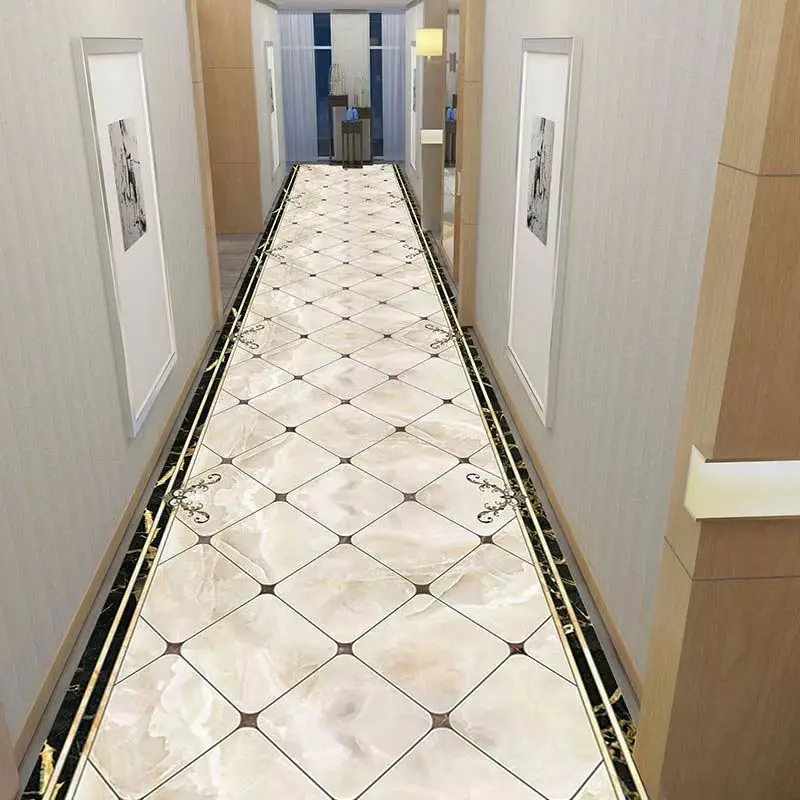 Customizable Modern Hallway Carpet Large Area Decoration Home Hall Stair Aisle Rug Balcony Long Corridor Passageway Non-slip Mat