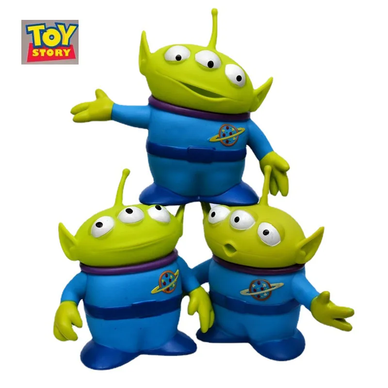 Disney Toy Story Woody Green Aliens 3 Styles 15cm Action Figure Anime Decoration Collection Figurine Toy Model for Children Gift