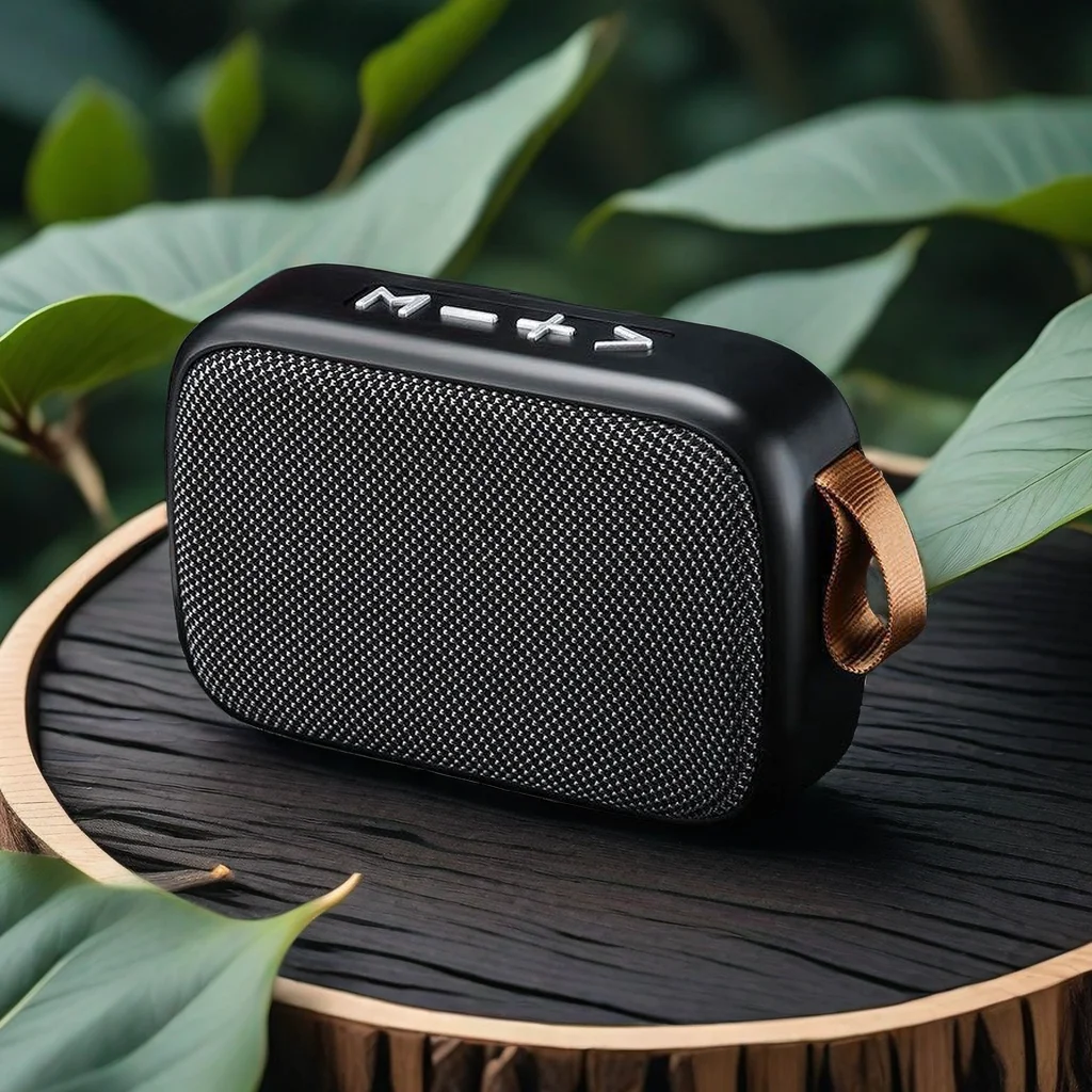 Fabric Wireless Bluetooth Speaker,Sound Box High Fidelity Noise Cancelling Rechargeable Stereo  Loudspeaker for Outdoor