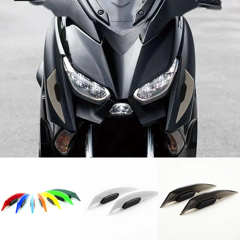 For Yamaha Xmax 125 250 300 Motorcycle Winglet Aerodynamic Spoiler Wing with Adhesive Motorcycle Decoration Sticker