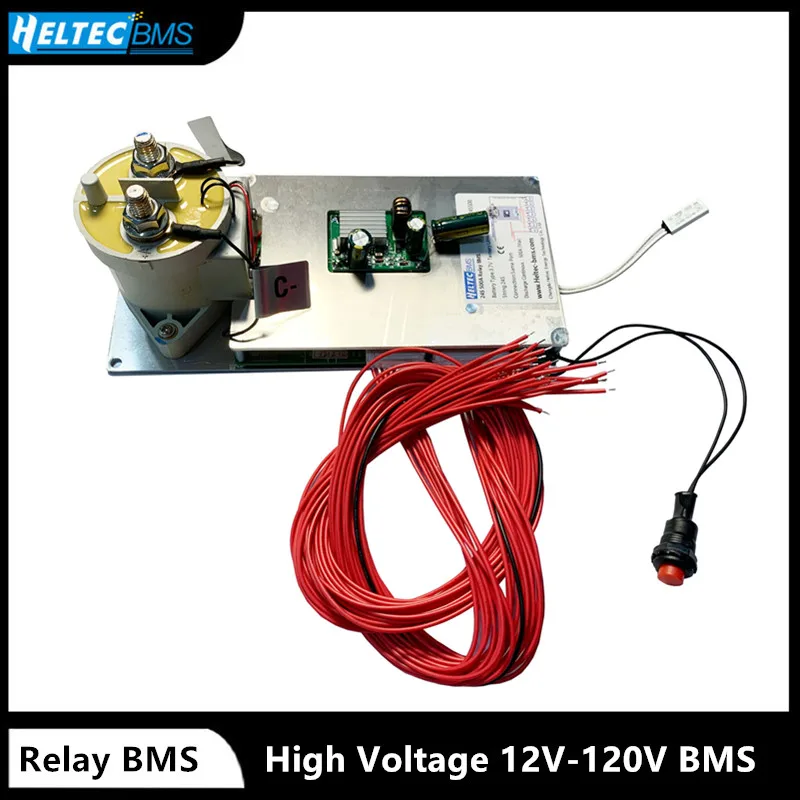 Heltecbms 3S4S-35S high voltage Relay BMS 32S Lifepo4 8S 13S 16S 24S 350A 500A 84V 96V 120V BMS Switch Peak current  2000A 5000A