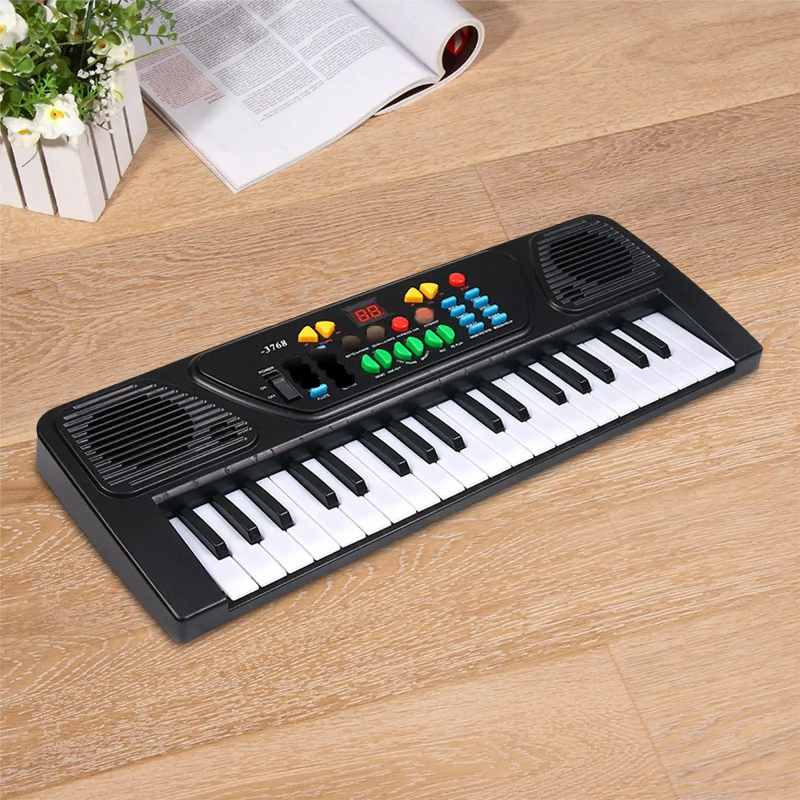 Keyboard Piano Keyboard Piano Instrument Toy 37 Keys Educational Toys Music Electronic Keyboard for Teaching Outdoor Learning