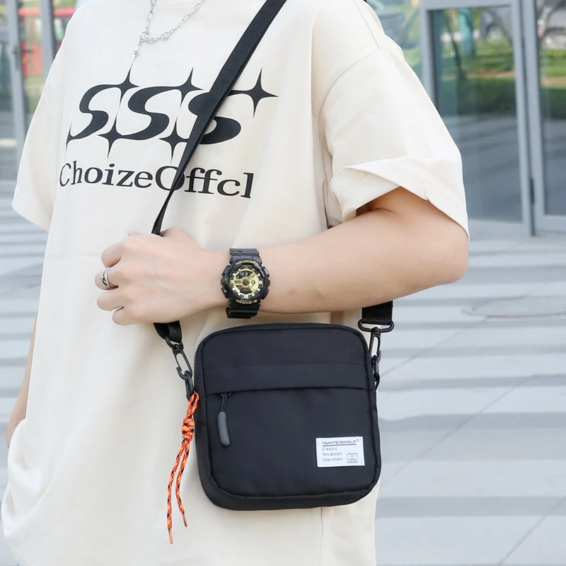 Luxury Brand Casual Mini Crossbody Bag For Phone Bag Men Messenger Bag Male Small Side Shoulder Bag Light Boy Oxford Chest Bag