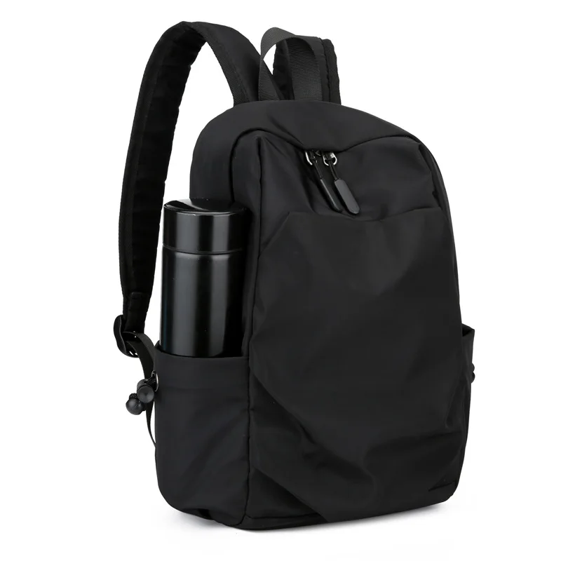 Mini Men’s Backpack Fashion Small Black Shoulder School Bag for Man 2024 Canvas Designer Waterproof Sports Travel Male Backpacks