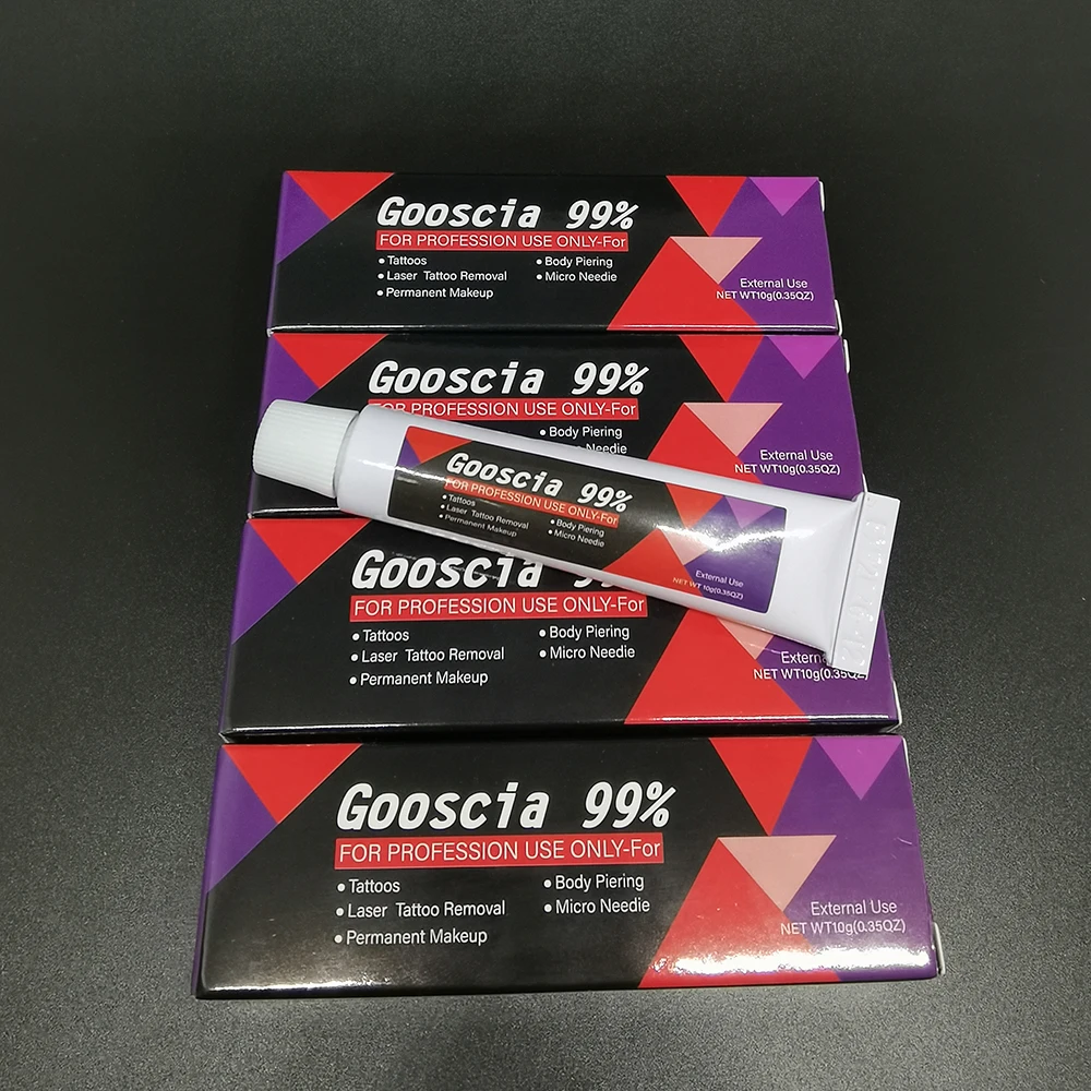 New 99% Gooscia Tattoo Cream Before Permanent Makeup Microblading Eyebrow Lips Body Beauty Tattoo Removal 10g