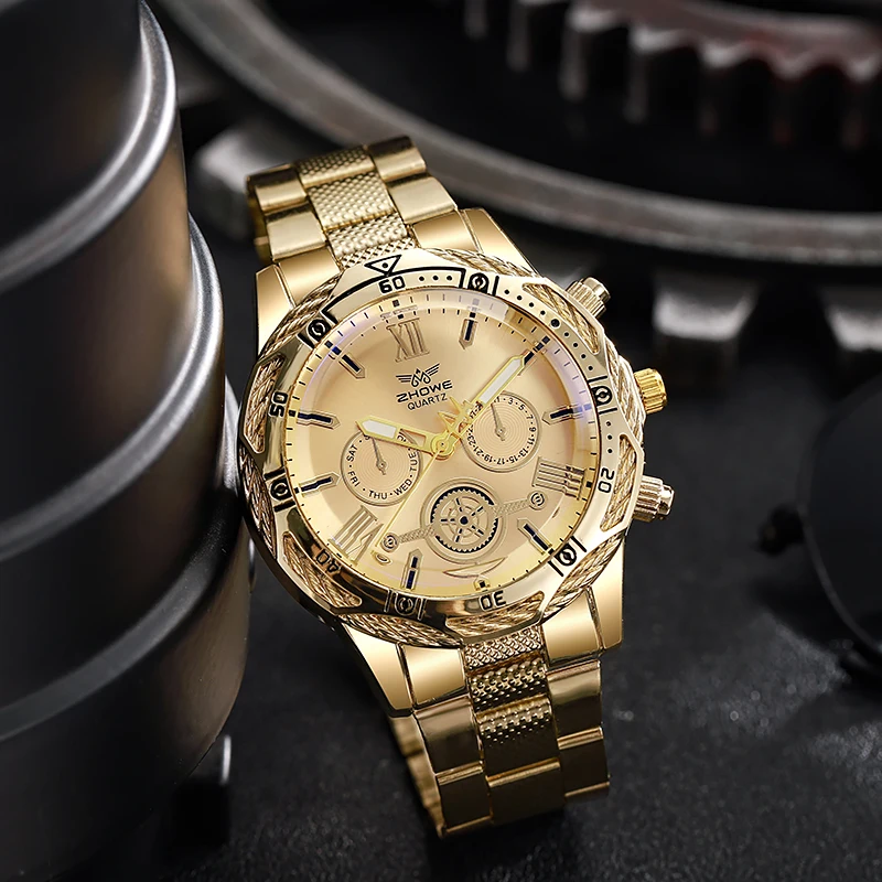 Punk Style Big Dial Men Quartz Watches Casual Luxury Brand Top Quality Men’s Wristwatch relogios masculino montre homme ساعات