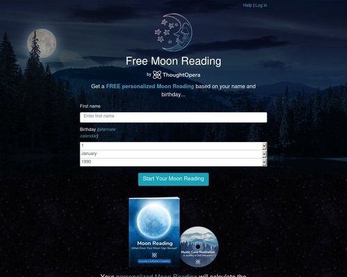 Request Your FREE Moon Reading!