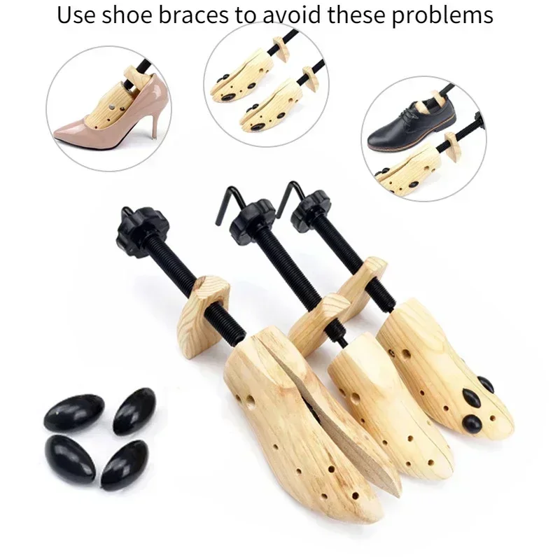 Solid Wood Shoe Extender Shoe Extender Shoe Extender Shoe Last Can Be Adjusted for Men’s and Women’s Shoes