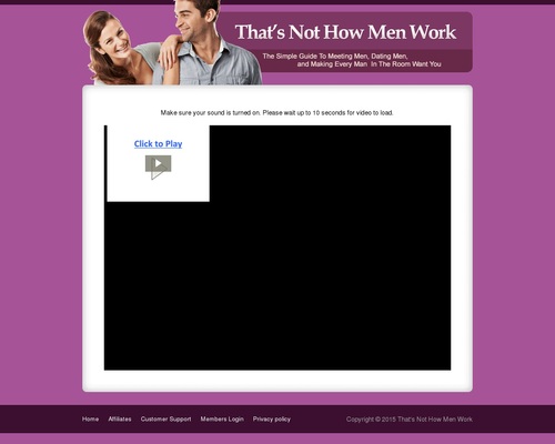 That’s Not How Men Work