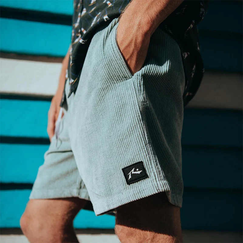 intage Corduroy Unisex Shorts summer causal men Short pants Daily Outdoor Men’s clothing Large size 3XL loose male Shorts